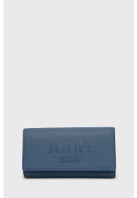 JOOP! - Joop! portfel damski kolor granatowy. Kolor: niebieski. Materiał: materiał. Wzór: gładki