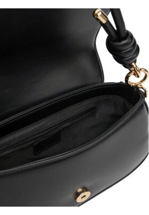 DeeZee Torebka MINI HANDBAG-2 Czarny. Kolor: czarny. Materiał: skórzane