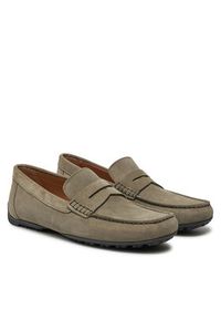 Geox Mokasyny U Kosmopolis + Grip U35CFB-00020 C3016 Zielony. Kolor: zielony. Materiał: skóra, zamsz #2
