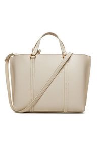 Pinko Torebka Carrie Shopper Classic PE 24 PLTT 102833 A1LF Écru. Materiał: skórzane #5