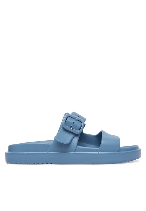 TOMMY HILFIGER - Klapki Tommy Hilfiger. Kolor: szary