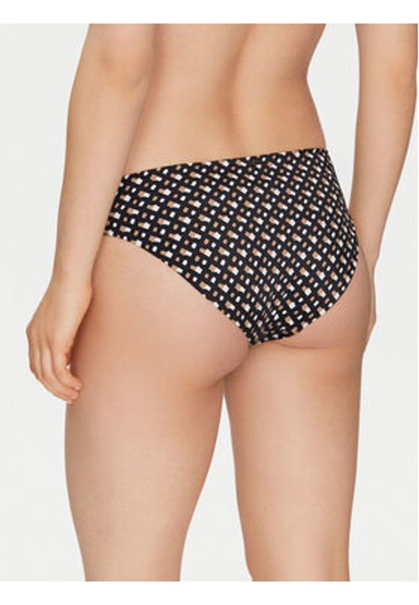 BOSS Dół od bikini BB Monogram Classic 50535285 Czarny. Kolor: czarny. Materiał: syntetyk
