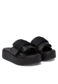 melissa - Melissa Klapki Melissa Free Fuzzy Slide Platform Ad 37835 Czarny. Kolor: czarny. Obcas: na platformie #4