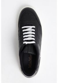 Max Mara Accessori - Sneakersy damskie skórzane Damiersneaker MAX MARA ACCESSORI. Materiał: skóra #5