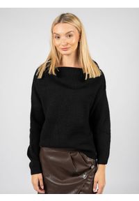 Guess Sweter | W2RR31Z2YZ0 | Kobieta | Czarny. Kolor: czarny. Materiał: akryl, elastan, nylon, poliester
