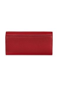 Ochnik - Duży czerwony skórzany portfel damski. Kolor: czerwony. Materiał: skóra #3