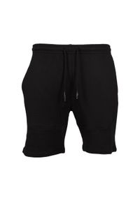 Urban Classics - Męskie Szorty Frotte. Kolor: czarny. Sport: turystyka piesza #1
