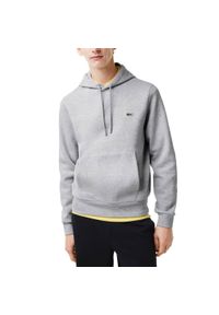 Bluza z kapturem Męska Lacoste Jasnoszary. Typ kołnierza: kaptur. Kolor: szary #1