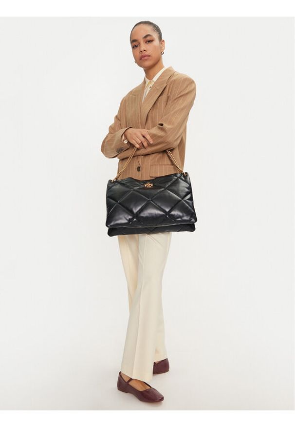 Tory Burch Torebka Kira 155235 Czarny. Kolor: czarny. Materiał: skórzane