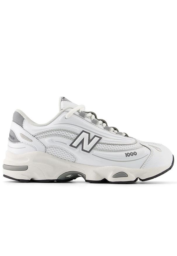 Buty dziecięce New Balance GC1000DK - białe. Kolor: biały. Materiał: materiał, syntetyk. Szerokość cholewki: normalna