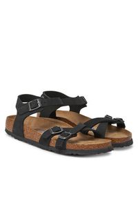 Birkenstock Sandały Kumba 1029526 Czarny. Kolor: czarny. Materiał: skóra, nubuk #3