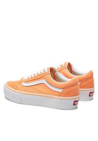 Vans Tenisówki Old Skool Platfor VN0A5KX9AAS1 Pomarańczowy. Kolor: pomarańczowy. Materiał: materiał #6