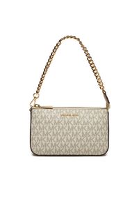 Michael Kors Torebka Jet Set 32F1GJ6W6B Beżowy. Kolor: beżowy. Materiał: skórzane