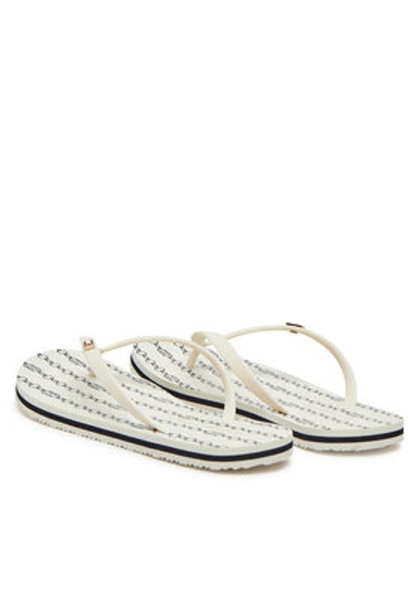 TOMMY HILFIGER - Tommy Hilfiger Japonki FW0FW08518 Biały. Kolor: biały. Materiał: syntetyk