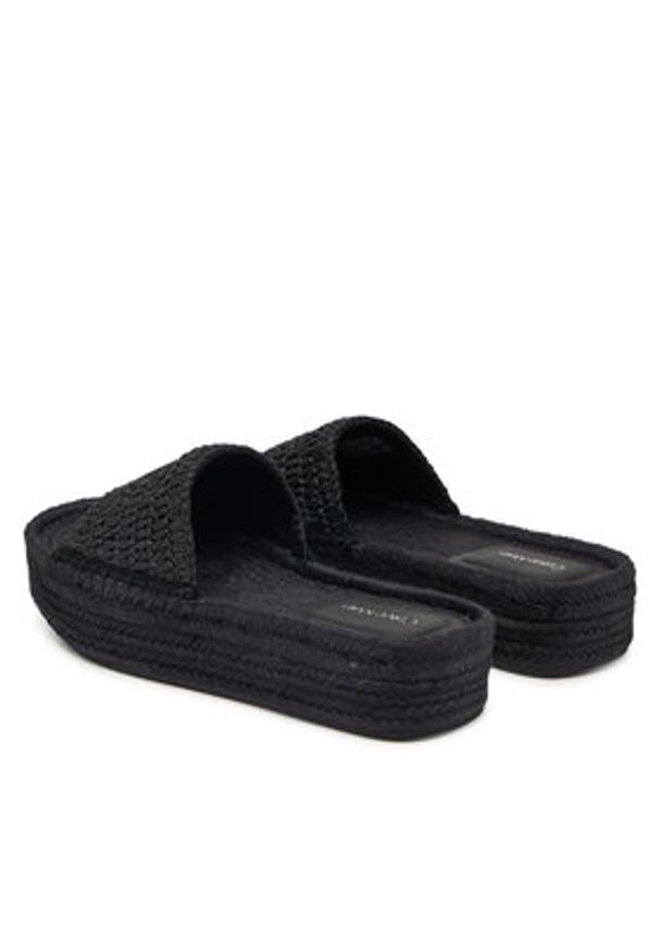 Calvin Klein Espadryle Ebeth HW0HW02895 Czarny. Kolor: czarny. Materiał: syntetyk