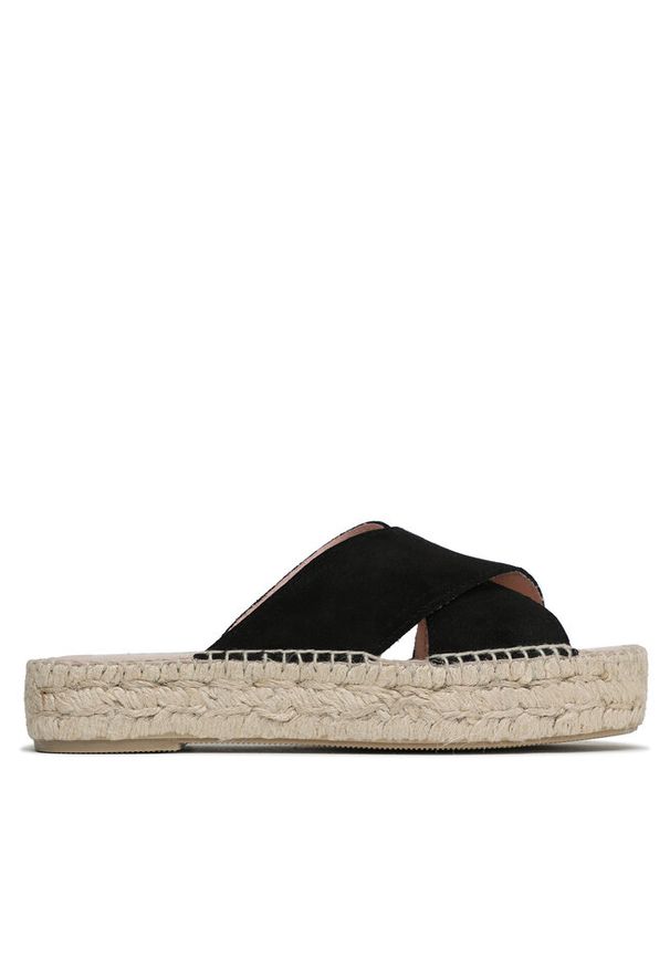 Espadryle Manebi. Kolor: czarny