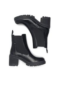 Clara Barson Botki NIVEN WS2902-07 Czarny. Kolor: czarny. Materiał: materiał #5