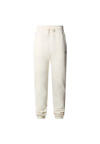 Spodnie The North Face Joggers Zumu 0A87DMQLI1 - biały. Kolor: biały. Materiał: dresówka, bawełna, tkanina