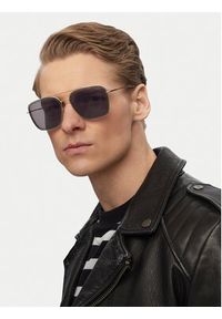 Hugo - HUGO Okulary przeciwsłoneczne 1404/G/S 208802 Złoty. Kolor: złoty #5