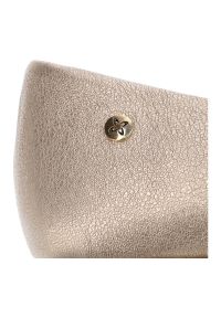 Złote Baleriny Maciejka Modne Obuwie Damskie. Kolor: złoty. Materiał: materiał. Obcas: na obcasie. Wysokość obcasa: niski #7