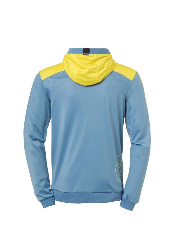 KEMPA - Kurtka z kapturem Kempa Homme Emotion 2.0. Typ kołnierza: kaptur. Kolor: wielokolorowy, niebieski, żółty. Sport: piłka ręczna