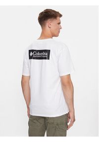 columbia - Columbia T-Shirt North Cascades™ Short Sleeve Tee Biały Regular Fit. Kolor: biały. Materiał: bawełna