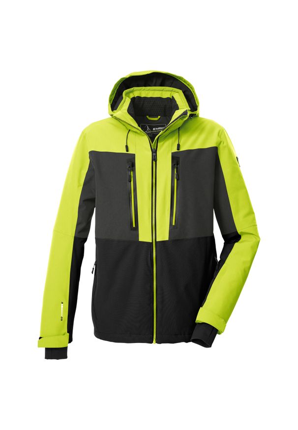 Kurtka narciarska Killtec KSW 48. Kolor: czarny, zielony, wielokolorowy. Sezon: zima. Sport: narciarstwo