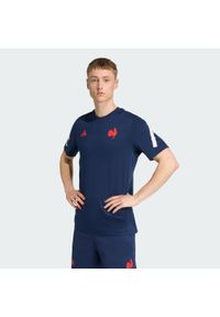 Adidas - Koszulka podróżna Francji. Kolor: niebieski