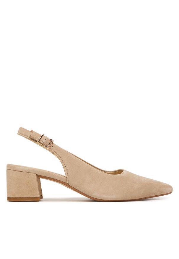 Vagabond Shoemakers Czółenka Marta 5928-140-11 Écru. Kolor: kremowy. Materiał: skóra, zamsz