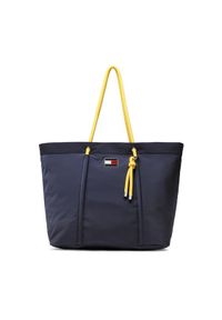 Tommy Jeans Torebka Tjw Beach Summer Tote AW0AW14583 Granatowy. Kolor: niebieski #1