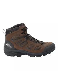 Buty trekkingowe męskie Jack Wolfskin Vojo 3 Texapore Mid. Wysokość cholewki: za kostkę. Zapięcie: sznurówki. Kolor: brązowy, wielokolorowy. Materiał: zamsz, materiał, syntetyk. Szerokość cholewki: normalna