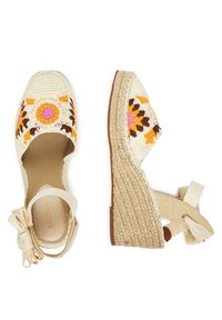 DeeZee Espadryle XF-310-03 Beżowy. Kolor: beżowy. Materiał: materiał #4