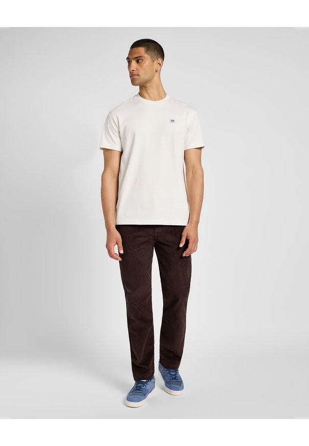Lee - LEE MĘSKIE SPODNIE MATERIAŁOWE REGULAR CHINO ESPRESSO 112355776 L71F007765