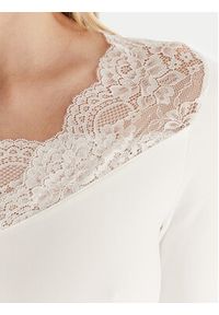 YSABEL MORA - Ysabel Mora Bielizna termoaktywna górna 70033 Biały Slim Fit. Kolor: biały. Materiał: syntetyk #3