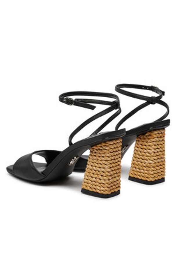 Steve Madden Sandały SM11003004-017 Czarny. Kolor: czarny. Materiał: skóra