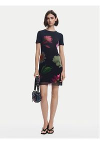 Desigual Sukienka codzienna Hamburgo 25SWVK14 Czarny Slim Fit. Okazja: na co dzień. Kolor: czarny. Materiał: bawełna. Typ sukienki: proste. Styl: casual #4