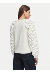 French Connection Sweter 798E1 Biały Regular Fit. Kolor: biały. Materiał: wiskoza #5