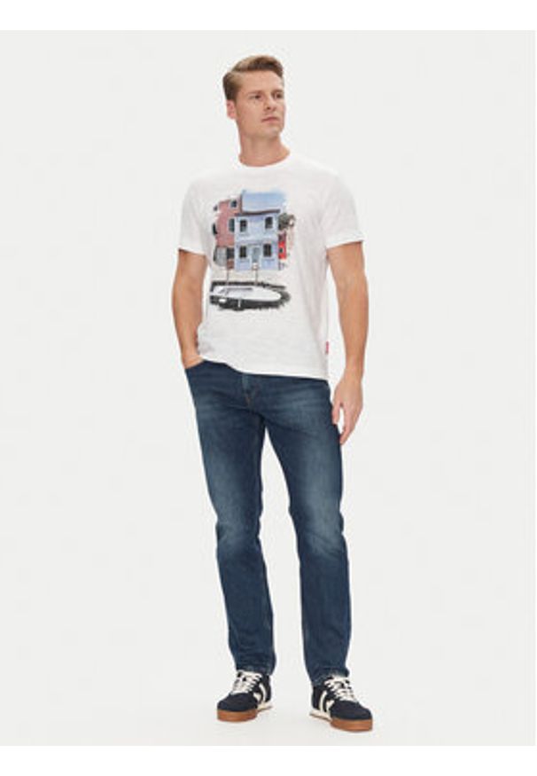 JOOP! Jeans T-Shirt 15 JJJ-29Albin 30045721 Biały Modern Fit. Kolor: biały. Materiał: bawełna