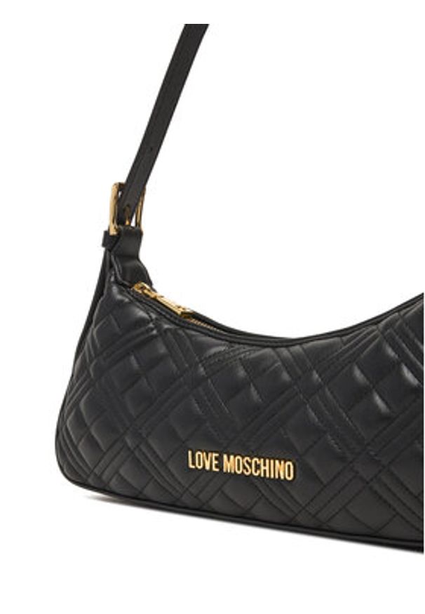 Love Moschino - LOVE MOSCHINO Torebka JC4142PP0NLA0000 Czarny. Kolor: czarny. Materiał: skórzane