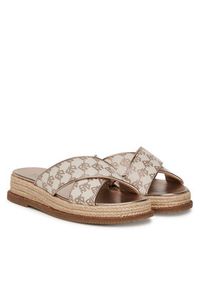 DKNY Espadryle K1564874 Beżowy. Kolor: beżowy. Materiał: materiał