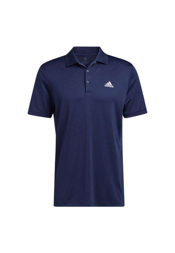Adidas - Performance Primegreen Polo Shirt. Typ kołnierza: polo. Kolor: niebieski