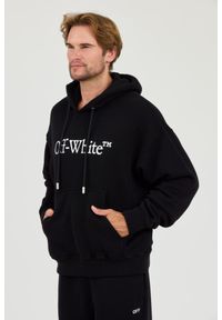 OFF-WHITE Czarna męska bluza Big Bookish Skate Hoodie White, Rozmiar L. Kolor: czarny #7