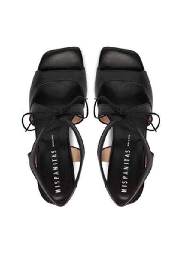 Hispanitas Sandały HV264650 C003 Czarny. Kolor: czarny. Materiał: skóra