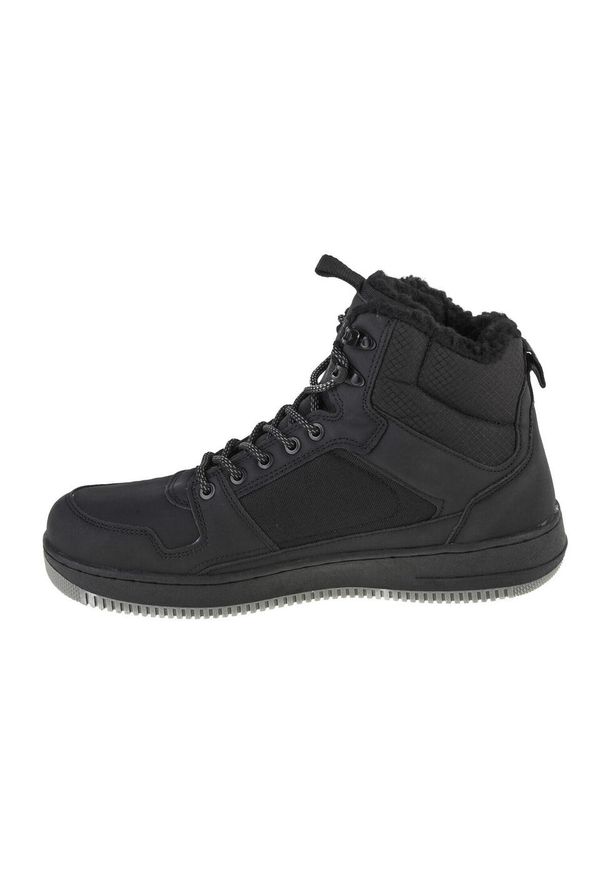 Buty męskie sportowe ocieplane Kappa SHAB FUR. Kolor: czarny. Materiał: syntetyk, materiał. Sport: turystyka piesza