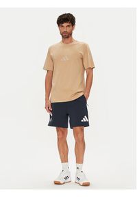 Adidas - adidas T-Shirt Z.N.E. JW4737 Beżowy Regular Fit. Kolor: beżowy. Materiał: bawełna #3