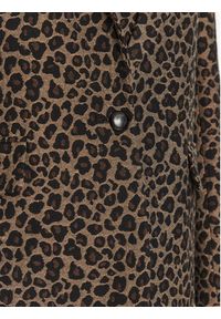 Morgan Marynarka 251-VBILI.F Brązowy Regular Fit. Kolor: brązowy. Materiał: bawełna #4