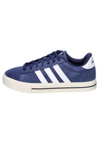 Adidas - Buty adidas Daily 4.0. Kolor: niebieski, biały, wielokolorowy. Materiał: zamsz. Sport: turystyka piesza