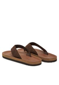 Rieker Japonki 20152-25 Brązowy. Kolor: brązowy. Materiał: nubuk, skóra #2
