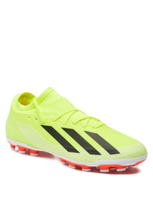 Adidas - adidas Buty do piłki nożnej X Crazyfast League Artificial Grass Boots IF0677 Żółty. Kolor: żółty. Materiał: materiał