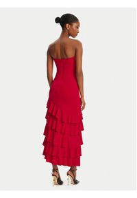 BARDOT Sukienka koktajlowa Agastina Strapless 60029DB Czerwony Slim Fit. Kolor: czerwony. Materiał: syntetyk. Styl: wizytowy